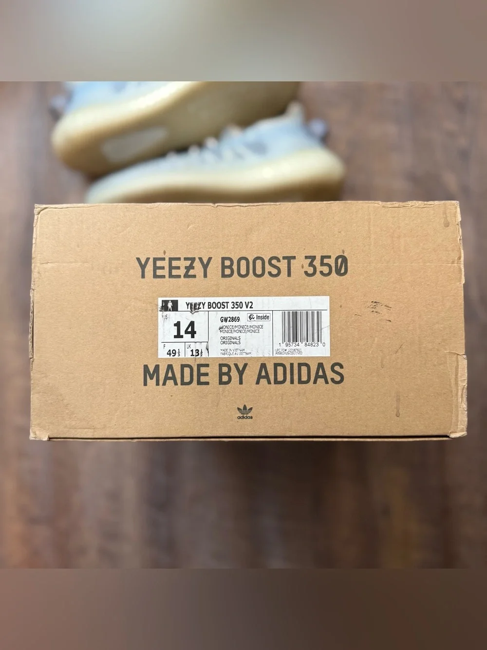 Adidas Yeezy Boost 350 V2 Mono Ice Blue White